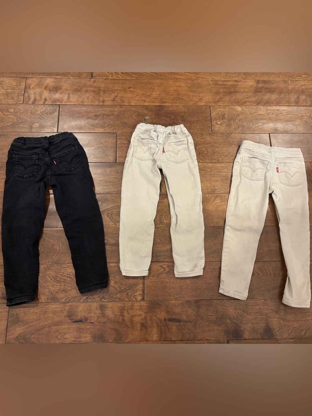 Levi's girl jeggings in black and khaki - Pack of 3
